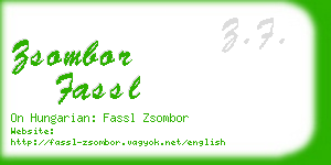 zsombor fassl business card